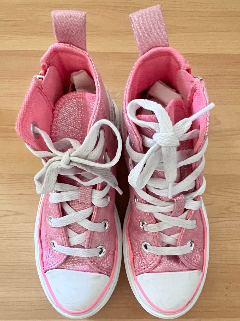 Converse Chuck Taylor Lugged Lift Pink Canvas High Sneaker Kids